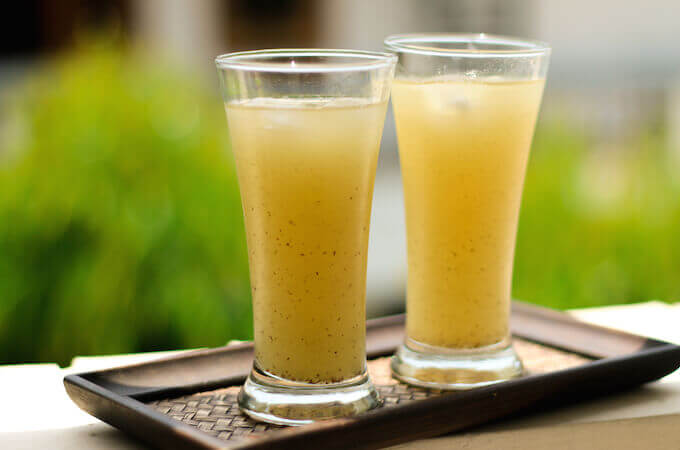 Refreshing Summer Elixirs: Healthy Cooling Drinks from South Asia - Aam Panna. 