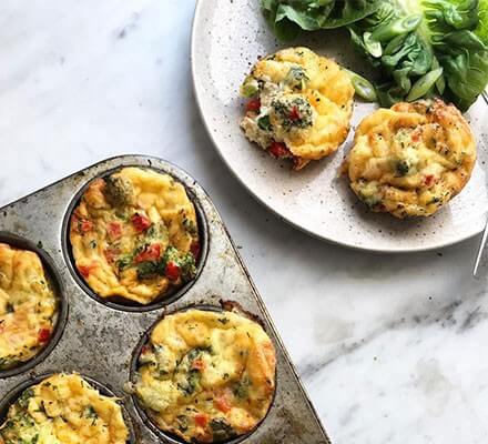 Healthy Back-to-School Meal Prep Ideas: South Asian Edition – Masala Egg Muffins.