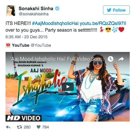 Sonakshi Sinha Potn Xxx 2019 - Sonakshi Sinha Makes Her Singing Debut With \