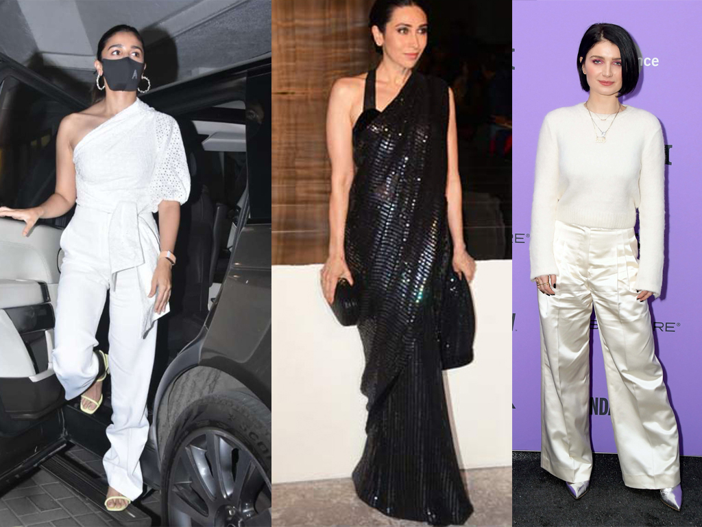 Xxx Hd Karisma Kapoor - From Behind Her Eyes To Bollywood: Karisma Kapoor, Alia Bhatt & More â€”  Check Out Bollywood's Major Monochromatic Style Moments
