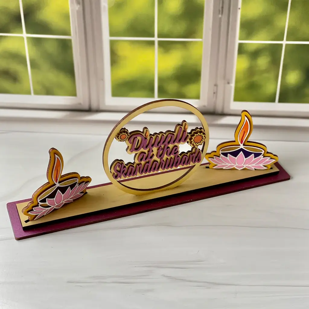 Diwali Gift Guide: Unique and Personal Gifts with a Cultural Twist – Customized Family Name Sign.